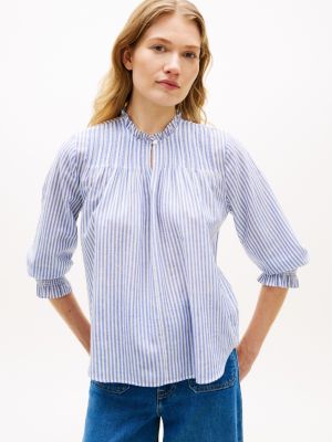 Ruffle-Trimmed Pintuck Voile Shirt from Tommy Hilfiger - $47.70