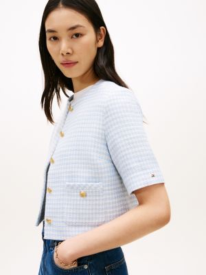 Женские куртки Tommy Hilfiger Short-Sleeve Tweed Lady Jacket — фото 2