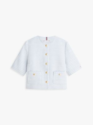 Женские куртки Tommy Hilfiger Short-Sleeve Tweed Lady Jacket — фото 5