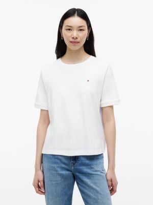 Mixed-Media Tie-Back T-Shirt from Tommy Hilfiger - $41.65