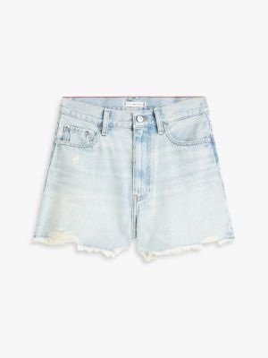 Женские джинсы Tommy Hilfiger Distressed High-Rise Wide Denim Short — фото 5