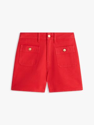 Женские брюки Tommy Hilfiger Gold-Button Pocket Denim Short — фото 5