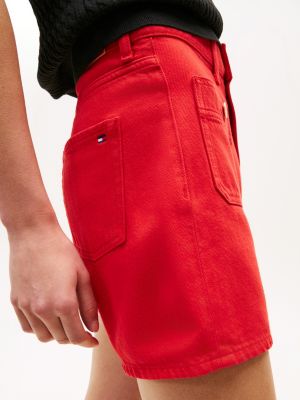 Женские брюки Tommy Hilfiger Gold-Button Pocket Denim Short — фото 3