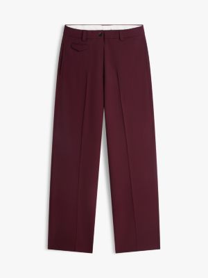 Женские брюки Tommy Hilfiger Wool-Blend Loose Straight Pant — фото 5