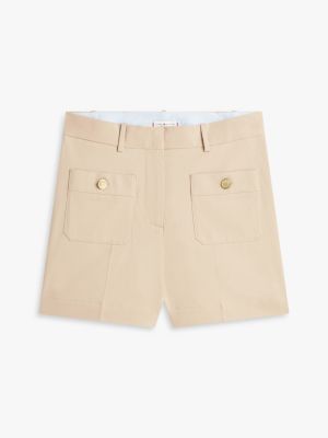 Женские брюки Tommy Hilfiger Gold-Button Twill Pocket Short — фото 5