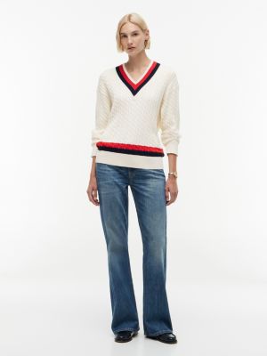 Женские свитеры Tommy Hilfiger Relaxed Fit Cable Knit Cricket Sweater — фото 2