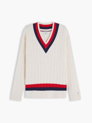 Женские свитеры Tommy Hilfiger Relaxed Fit Cable Knit Cricket Sweater — фото 5