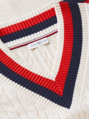 Женские свитеры Tommy Hilfiger Relaxed Fit Cable Knit Cricket Sweater — фото 6