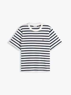 Женские футболки Tommy Hilfiger Boxy Fit Interlock Crewneck T-Shirt — фото 5