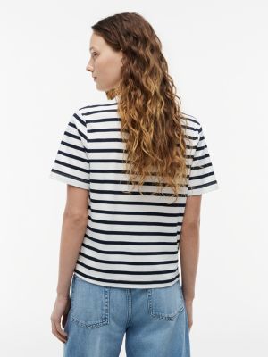 Женские футболки Tommy Hilfiger Boxy Fit Interlock Crewneck T-Shirt — фото 4
