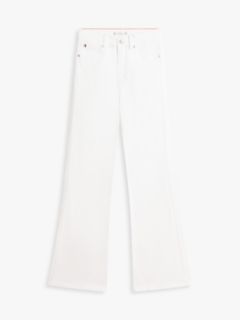 Mid-Rise Stretch Flare Jean — Optic White 5