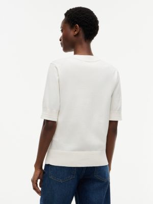 Женские свитеры Tommy Hilfiger Short-Sleeve Crewneck Sweater — фото 4