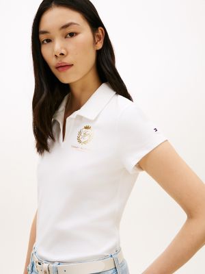 Slim Fit Laurel Leaf Logo Polo | Tommy Hilfiger