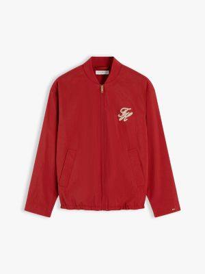 Женские куртки Tommy Hilfiger Script Monogram Twill Bomber Jacket — фото 6