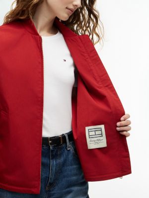 Женские куртки Tommy Hilfiger Script Monogram Twill Bomber Jacket — фото 3