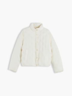 Water-Repellent Quilted Down Jacket — Rich Cream 5