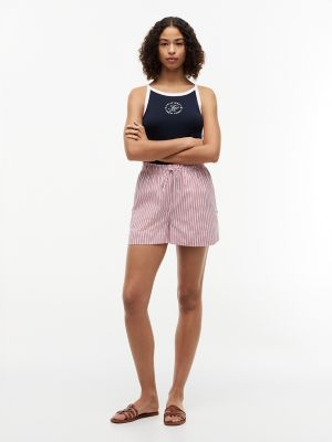 Женские брюки Tommy Hilfiger Striped Poplin Pull-On Short — фото 2