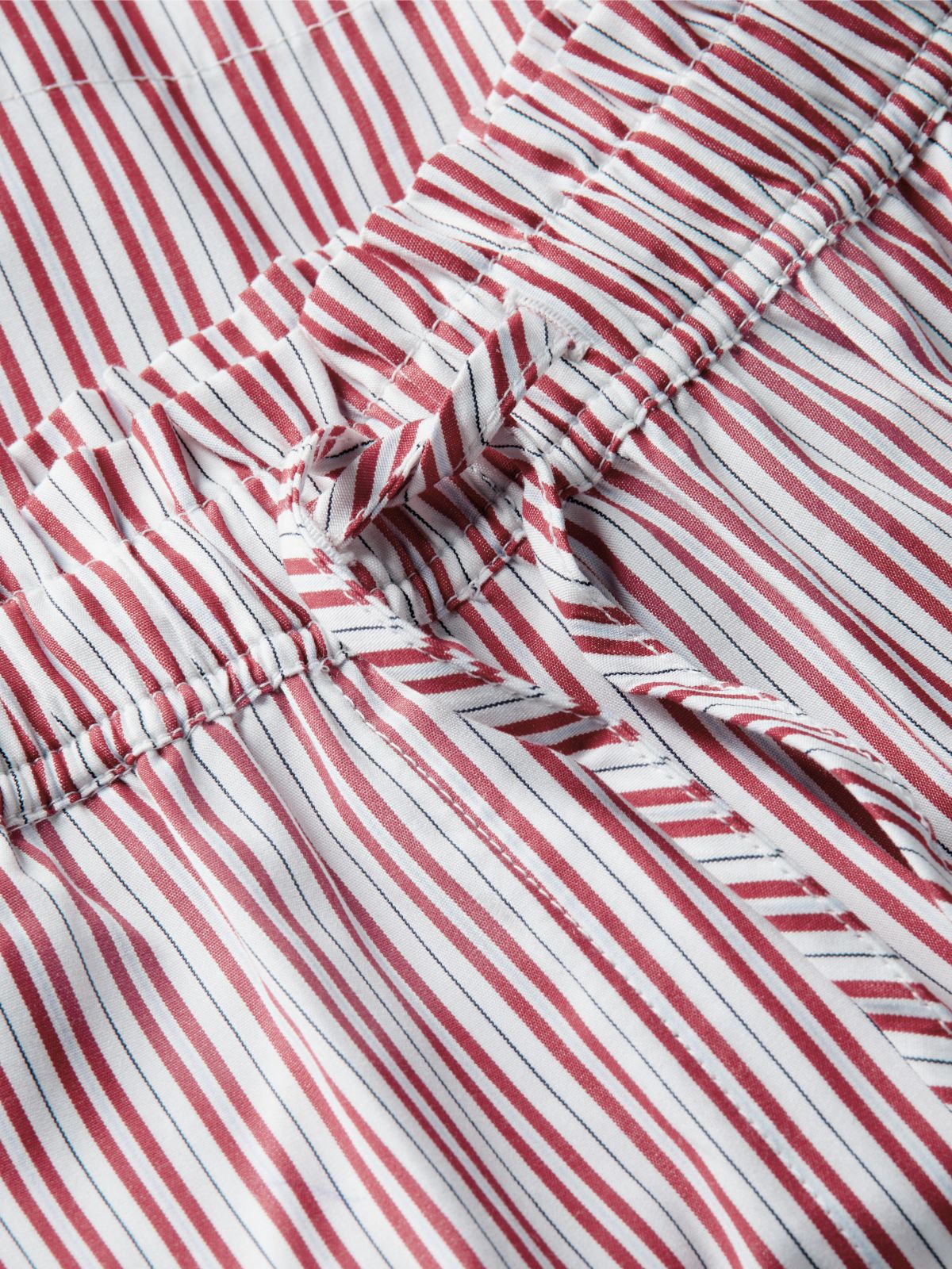 Striped Poplin Pull-On Short — Summer Stripe