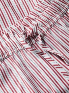 Striped Poplin Pull-On Short — Summer Stripe 6