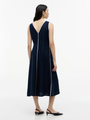 Tommy Hilfiger Nautical Linen-Blend Midi Dress — фото 4