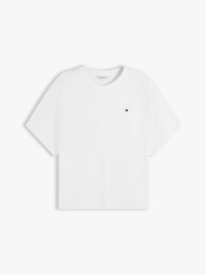 Женские футболки Tommy Hilfiger Batwing-Sleeve Crewneck T-Shirt — фото 5