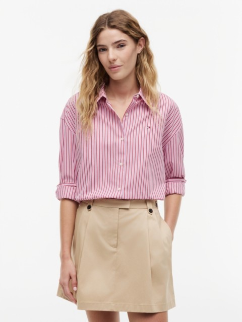 Женские рубашки Tommy Hilfiger Boxy Fit Poplin Shirt