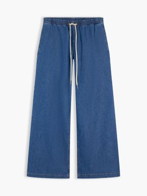 Женские джинсы Tommy Hilfiger Pull-On Mid-Rise Wide Leg Jean — фото 5