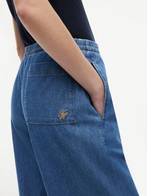 Женские джинсы Tommy Hilfiger Pull-On Mid-Rise Wide Leg Jean — фото 3