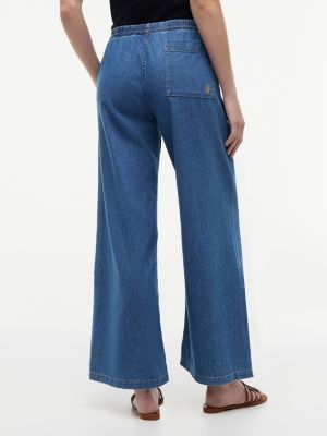 Женские джинсы Tommy Hilfiger Pull-On Mid-Rise Wide Leg Jean — фото 4