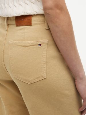 Женские джинсы Tommy Hilfiger Stretch High-Rise Cropped Wide-Leg Jean — фото 3