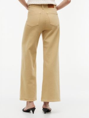 Женские джинсы Tommy Hilfiger Stretch High-Rise Cropped Wide-Leg Jean — фото 4