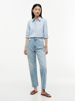Женские джинсы Tommy Hilfiger High-Rise Tapered Jean — фото 2