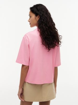 Женские свитеры Tommy Hilfiger Relaxed Fit Cotton Interlock Polo — фото 4