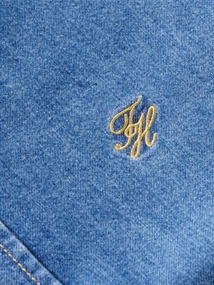 Женские рубашки Tommy Hilfiger Boxy Fit Tie-Hem Denim Shirt — фото 6