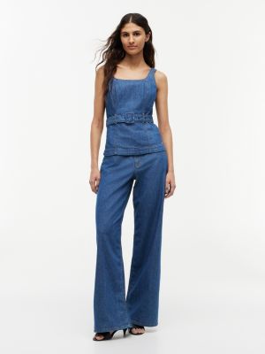 Женские джинсы Tommy Hilfiger Belted Denim Tank Top — фото 2