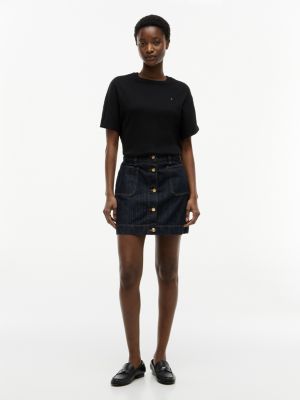 Женские юбки Tommy Hilfiger High-Rise Denim Mini Skirt — фото 2