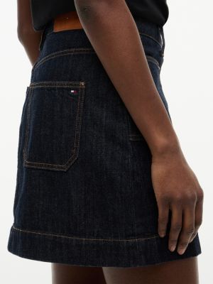 Женские юбки Tommy Hilfiger High-Rise Denim Mini Skirt — фото 3