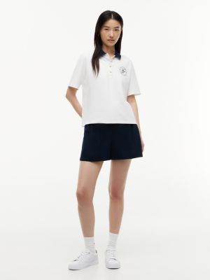 Женские свитеры Tommy Hilfiger Regular Fit Gold-Button Pique Polo — фото 2