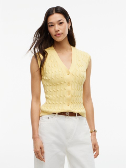 Женские кардиганы Tommy Hilfiger Cable Knit Cardigan Vest