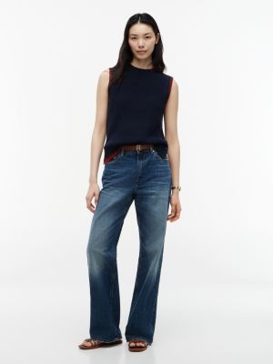 Женские свитеры Tommy Hilfiger Relaxed Fit Contrast Stitch Sweater Vest — фото 2