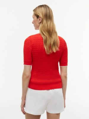 Женские свитеры Tommy Hilfiger Cable Knit Boatneck Sweater — фото 4