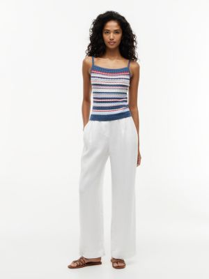 Женские свитеры Tommy Hilfiger Cable Knit Striped Tank Top — фото 2