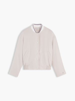 Женские куртки Tommy Hilfiger Linen Bomber Jacket — фото 5