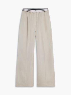 Женские брюки Tommy Hilfiger Straight Linen Pull-On Pant — фото 5