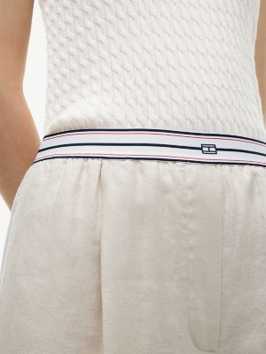 Женские брюки Tommy Hilfiger Straight Linen Pull-On Pant — фото 3