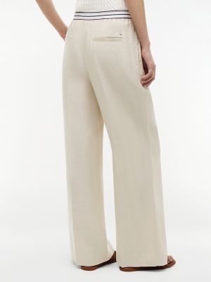Женские брюки Tommy Hilfiger Straight Linen Pull-On Pant — фото 4