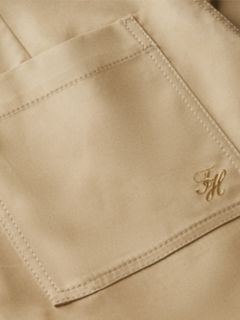 Pleated Wide Leg Chino — Camel 6