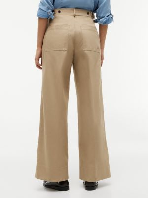 Женские брюки Tommy Hilfiger Pleated Wide Leg Chino — фото 4