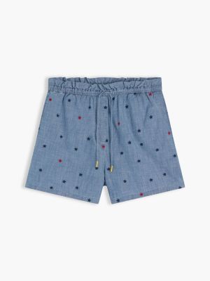 Женские брюки Tommy Hilfiger Allover Star Chambray Pull-On Short — фото 5