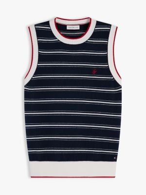 Женские свитеры Tommy Hilfiger Striped Sweater Vest — фото 5